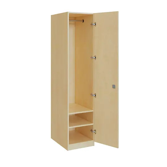 Q 13-40 skříň šatní, 1-dvéřová, 400x600x1800mm, bříza irská